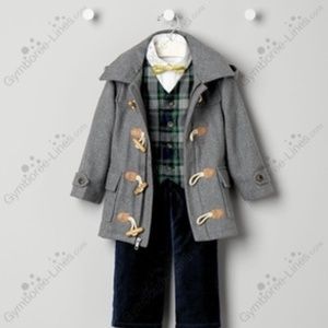 Janie and Jack Wool Toggle Coat- Size 2/3 T